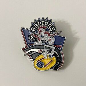 Vintage 1995 NBA Toronto Raptors Basketball Souvenir Pin